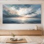 Atmosphärische Meereslandschaft als Leinwand oder Acrylbild