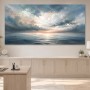 Atmosphärische Meereslandschaft als Leinwand oder Acrylbild