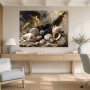Maritime Stillleben als Kunstwerk oder Kunstdruck mit Muscheln