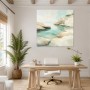 Sanfte Felsküste als Leinwand oder Fine Art Print