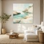 Sanfte Felsküste als Leinwand oder Fine Art Print