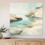 Sanfte Felsküste als Leinwand oder Fine Art Print