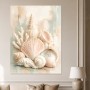 Maritime Muschelstudie als Leinwand oder Poster