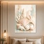 Maritime Muschelstudie als Leinwand oder Poster