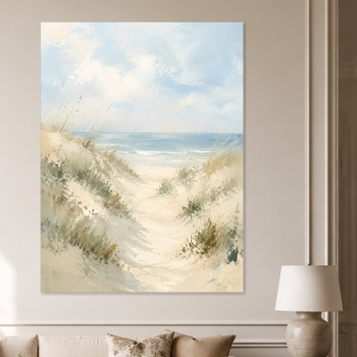 Helles Dünenmeer als Leinwandbild oder Poster