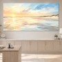 Sanfter Sonnenaufgang am Strand, Leinwand oder Poster für helle Räume