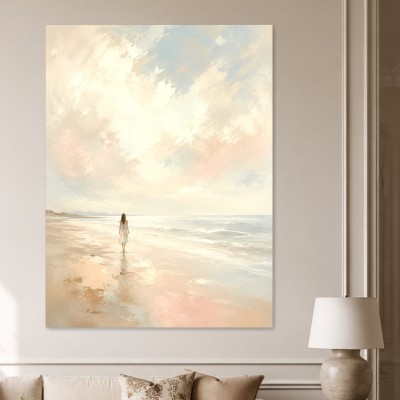 Traumhafte Strandszene als Leinwandbild oder Acrylbild