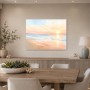 Sanfter Sonnenuntergang am Meer, Leinwand oder Poster