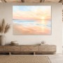 Sanfter Sonnenuntergang am Meer, Leinwand oder Poster