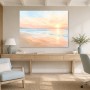 Sanfter Sonnenuntergang am Meer, Leinwand oder Poster