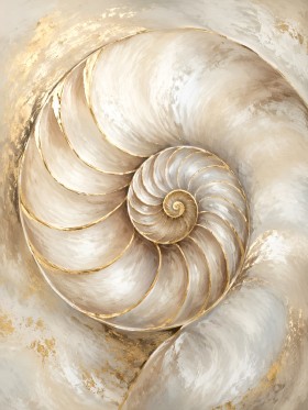 Abstraktes Wandbild oder Acrylbild in edlem Goldweiß Abstraktes Wandbild oder Acrylbild in edlem Goldweiß