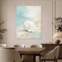 Muscheln in Pastelltönen, Wandbild oder Kunstwerk mit maritimer Ruhe