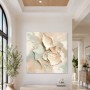 Abstraktes Wandbild oder Fine Art Print mit sanfter Muschelstruktur