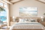 Helles Strandmotiv als Leinwand oder Poster mit ruhiger Weite