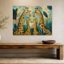 Giraffen im Dschungel als Poster oder Leinwand für moderne Räume