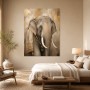 Elefant mit Ornamenten als Wandbild oder Fine Art Print