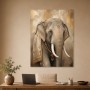 Elefant mit Ornamenten als Wandbild oder Fine Art Print