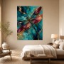 Libellen Eleganz als Acrylbild oder Kunstdruck für moderne Räume