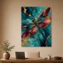 Libellen Eleganz als Acrylbild oder Kunstdruck für moderne Räume