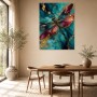 Libellen Eleganz als Acrylbild oder Kunstdruck für moderne Räume