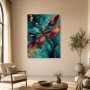 Libellen Eleganz als Acrylbild oder Kunstdruck für moderne Räume