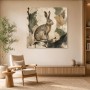 Hase als Kunstdruck oder Leinwand für stilvolle Naturakzente