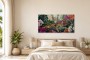 Exotische Katze im Dschungel, Leinwand oder Acrylbild