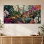 Exotische Katze im Dschungel, Leinwand oder Acrylbild