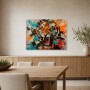Tigerkopf als Modernes Wandbild oder Kunstwerk mit urbaner Sprengkraft
