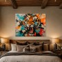 Tigerkopf als Modernes Wandbild oder Kunstwerk mit urbaner Sprengkraft