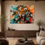 Tigerkopf als Modernes Wandbild oder Kunstwerk mit urbaner Sprengkraft