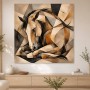 Abstraktes Pferdemotiv als Leinwand oder Fine Art Print