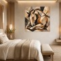 Abstraktes Pferdemotiv als Leinwand oder Fine Art Print