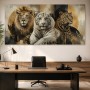 Majestätische Raubkatzen als Leinwand oder Acrylbild