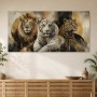 Majestätische Raubkatzen als Leinwand oder Acrylbild