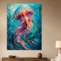 Leuchtende Qualle als Acrylbild oder Fine Art Print