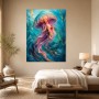 Leuchtende Qualle als Acrylbild oder Fine Art Print