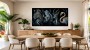 Zebra, Nashorn, Antilope und Flamingo als Kunstwerk oder Acrylbild