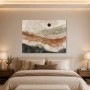 Abstraktes Wandbild mit Naturformen, Leinwand oder Poster