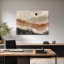 Abstraktes Wandbild mit Naturformen, Leinwand oder Poster