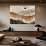 Abstraktes Wandbild mit Naturformen, Leinwand oder Poster