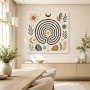 Boho Wandbild mit Sonnenmotiv, Leinwand oder Poster
