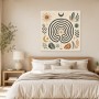 Boho Wandbild mit Sonnenmotiv, Leinwand oder Poster