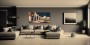 Abstrakte Kunst mit Mondlandschaft, Fine Art Print oder Gallery Leinwand