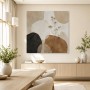 Abstraktes Wandbild oder Fine Art Print in sanften Naturtönen