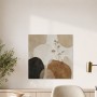 Abstraktes Wandbild oder Fine Art Print in sanften Naturtönen