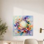 Blühende Spirale in Pastell, Acrylbild oder Kunstdruck
