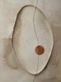 Abstraktes Wandbild oder Kunstdruck mit ruhiger Reliefoptik