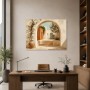 Mediterrane Architektur als Leinwand oder Fine Art Print