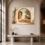 Mediterrane Architektur als Leinwand oder Fine Art Print